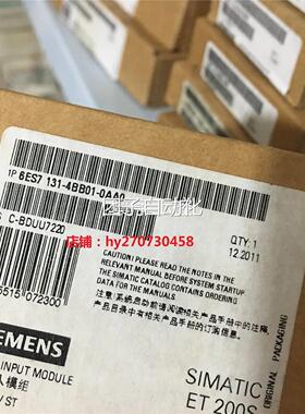 6E1S7 B数131-4BBO1-OABO ET200S字量输入模块 6ES7131-4B0-0AB0
