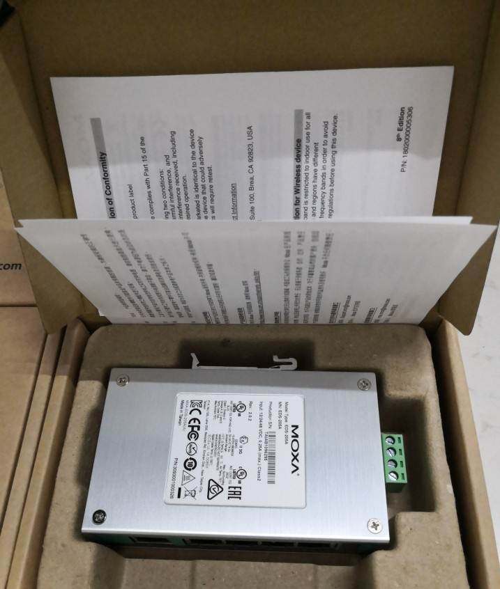 摩莎 EDS-205A 工业交换机，以太网交换机，全新原装正品询价