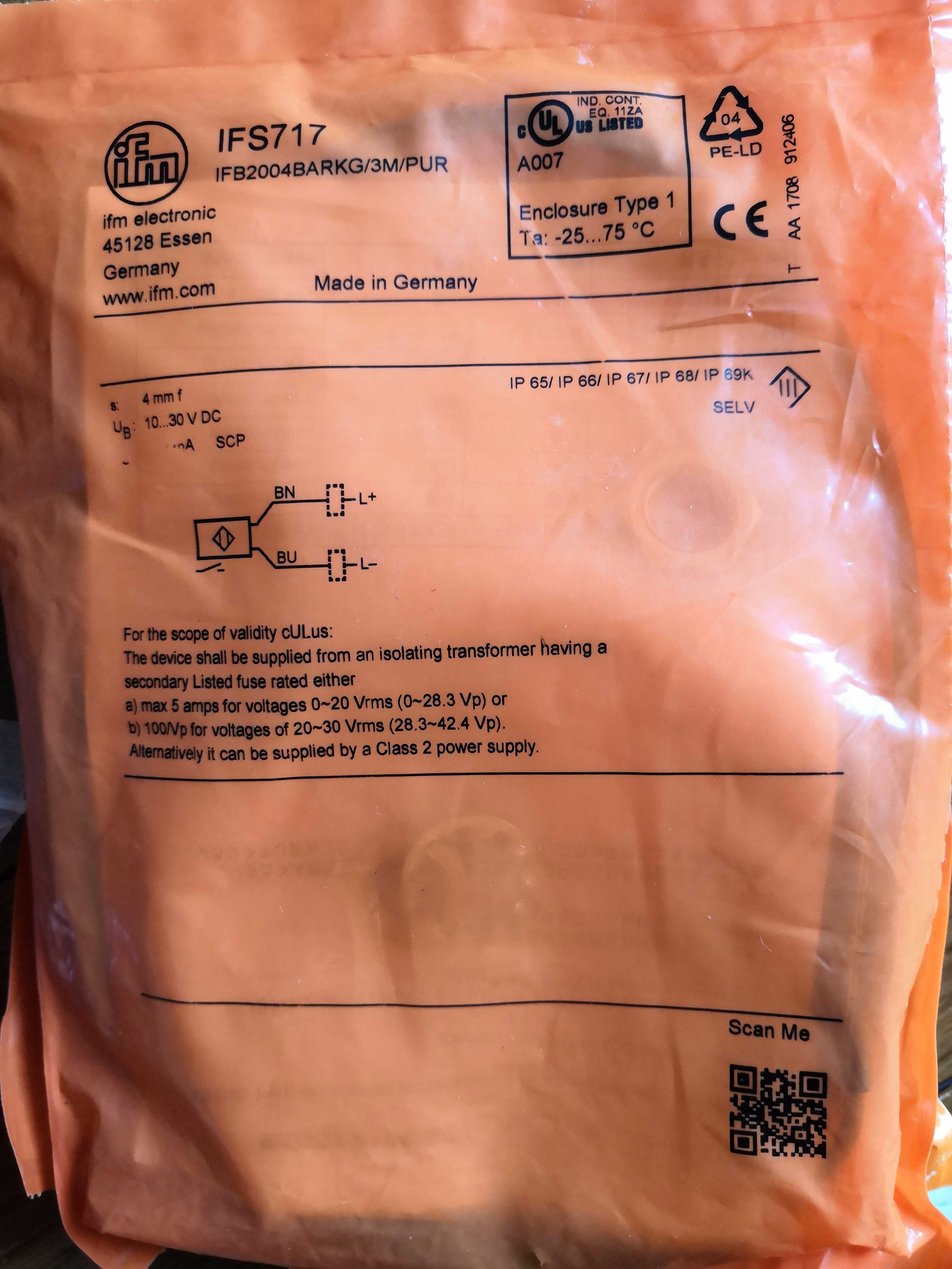 @十年老店只卖IFM易福门IFS717现货直发询价