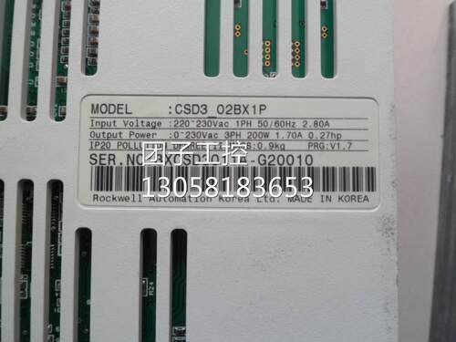 ￥三星伺服驱动器：CSD3-02BX1P 销售 询价