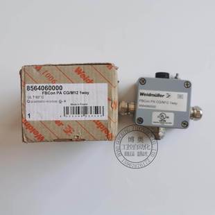 1way 全新魏德米勒8564060000接线盒FBCon M12 LIMITER分线