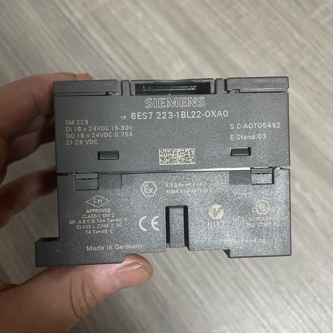 德国原装进口西门子EM223模块6ES7 223-1BL22-0XB0/8可装柜充新询