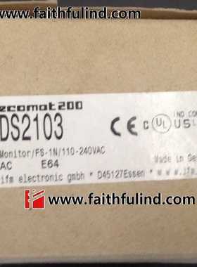 ￥IFM DS2103 易福门全新速度监视器 MONITOR/FS-1N/110-240VAC/D