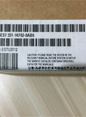 6ES7331-7KF02-0AB0西门子原装正品现货M331模拟量输入模块询价