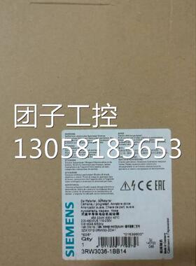 ！3RW3036-1BB14 西门子22KW软启动器4 SIRIUS软起动3RW30361BB14