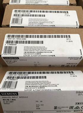 6ES7331西门子模拟量输入模块6ES7 331-1KF02/7KF02/7KB02-0AB0询