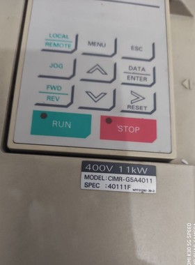 安川变频器CIMR-G5A4011 11KW380V风扇不好用 带PG卡图片是实询价