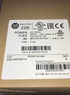 22B-A8P0N114 AB 全新原装正品 询价