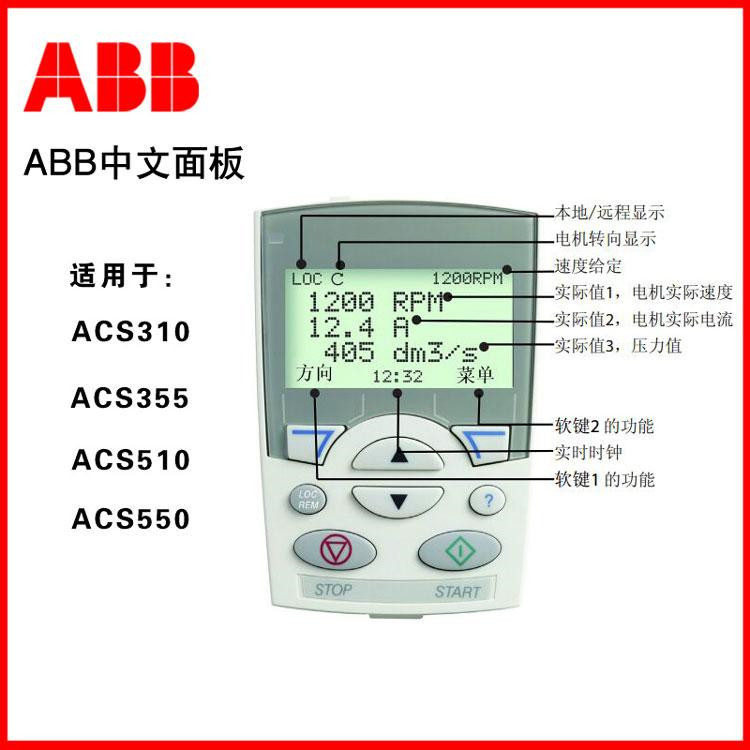 ACS510-01-03A3-4/04A1-4/05A6-4/07A2-4/09A4-4全新ABB510变频器