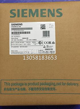！6SL3210-5FB10-4UA1/6SL32105FB104UA1西门子V90变频器0.4KW/20