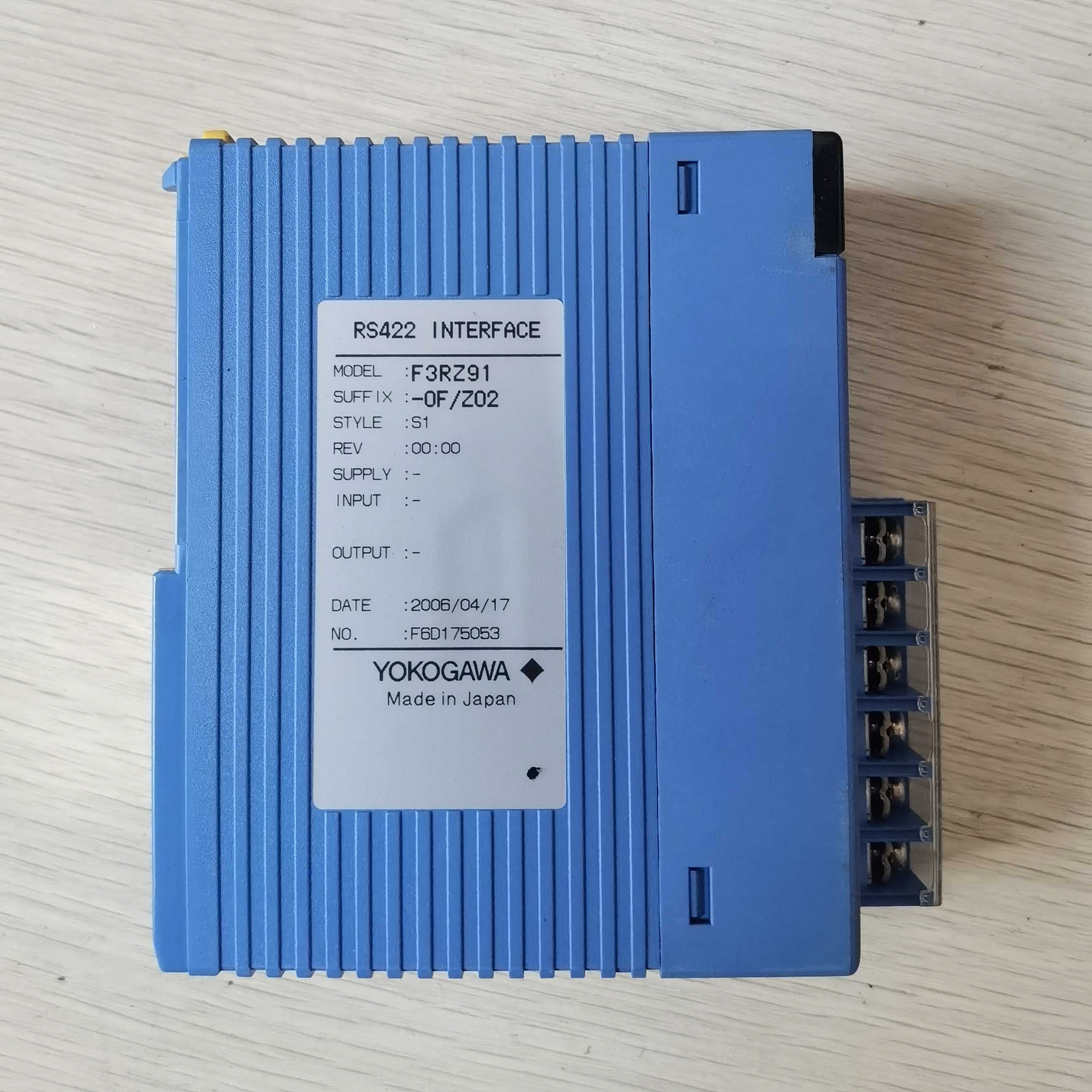 ￥ 原装拆机 YOKOGAWA 横河 F3RZ91-0F 实物照片询价