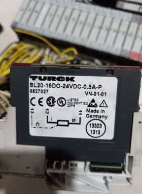 德国原装进口TURCK图尔克 BL20-16DO-24VDC-0.-P 模块原装拆机询