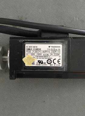 拆机5系100瓦安川伺服驱动电机套装SGDV-R90A01A/SGMJV-01ADE6E询