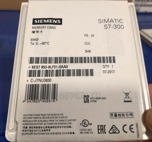 西门子6ES7953-8LM20-0AA0 MMC存储卡4 MB 953-8LM31-OAAO现货询