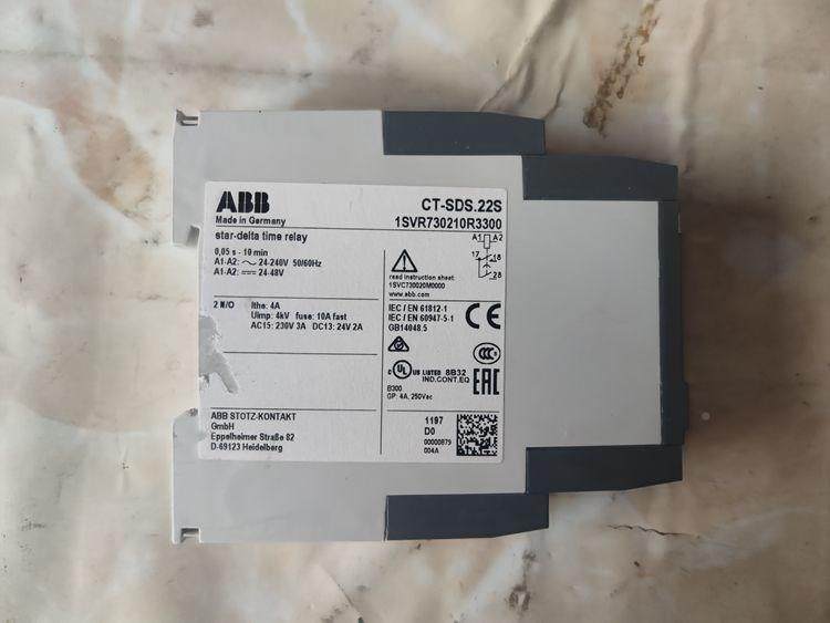 ABBS电子时间成继电器CT-2SDS.TOX22S 1VR73010R3300 九新询价