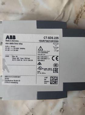 ABBS电子时间成继电器CT-2SDS.TOX22S 1VR73010R3300 九新询价
