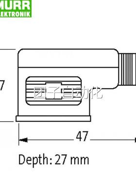 现货MU磁R7000-414穆尔70R00-41441-0000000电阀插头18mm A型 M12