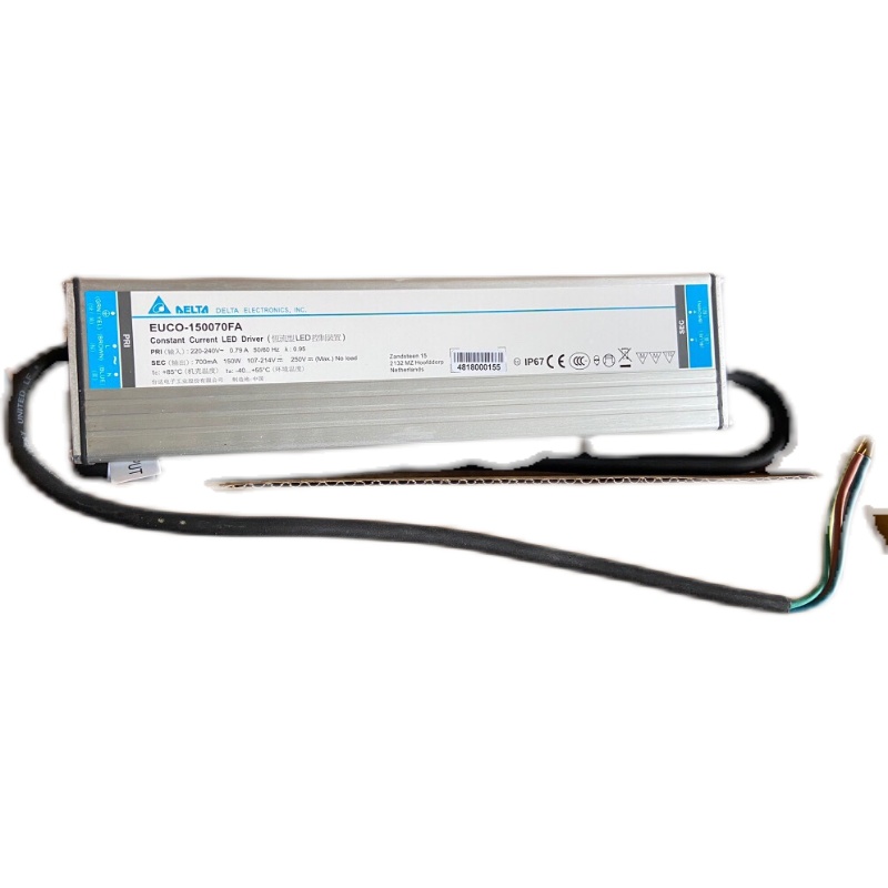 ！兴隆工控台达150Ｗ防水恒流电源0.7A输出107-214Ｖ灯具电源EUCO