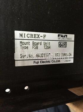 FSB26H FSB128H FS现B080A FSB124H 1FUJI富士PLC底板 原装货联系