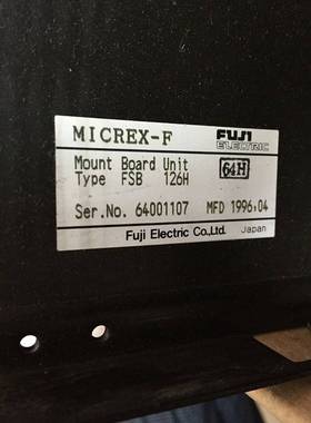 FSB126H FSB128H FSB080A FSB124H FUJI 富士PLC底板 原装现货询