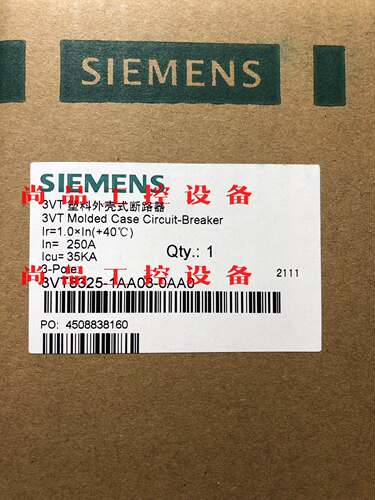 西门子塑料外壳式断路器：3VT8325-1AA03-0AA0询价