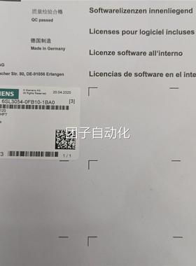 全原装未拆新封西门子840D SL伺统CF卡6FC58系51-1XG4服0-3YA0询