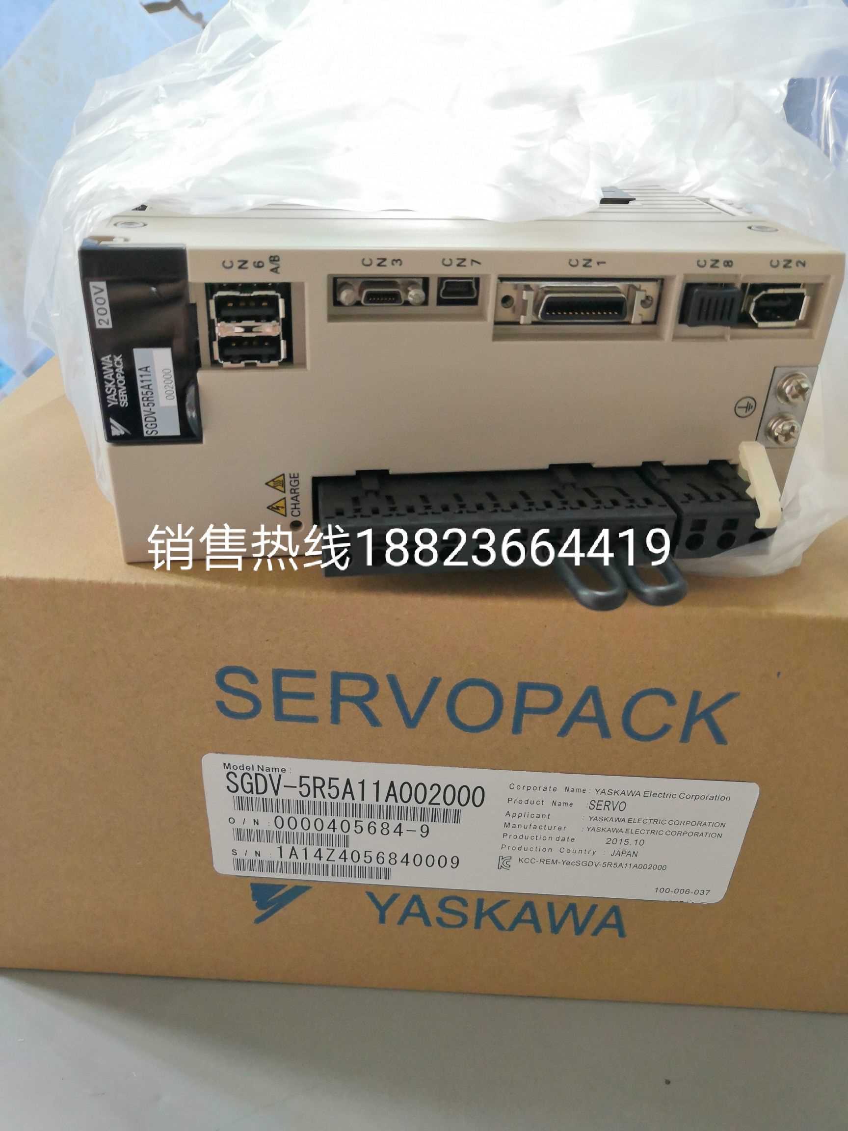 ￥SGMEV-08ADA6C YASKAWA安川750W马达 全新原装询价