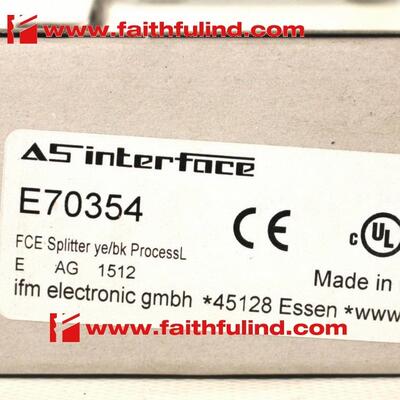 ￥Ifm E70354 易福门扁平电缆分配器询价