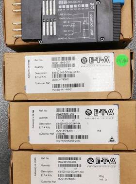 ￥ESS20-003-DC24V-6A SB-S11-P1-01-1-1A ETA开关询价