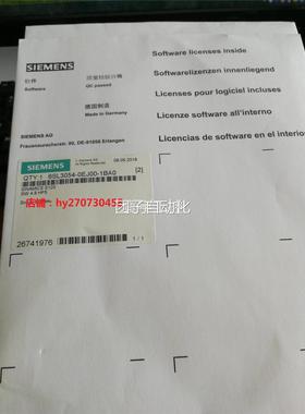 6S-L3054-OEJOO-1BO 西门子S120 CF卡1P 6SL30540EJ00-1BAA0询价