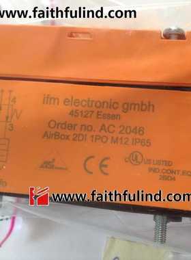￥IFM AC2046 易福门全新AS-i AirBox模块询价