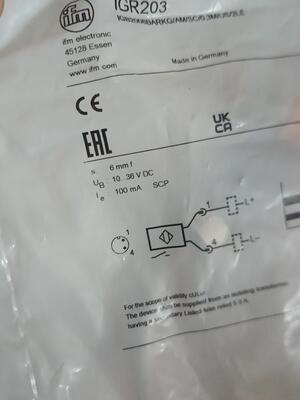 ￥ifm易福门 传感器IGR203 接近开关询价