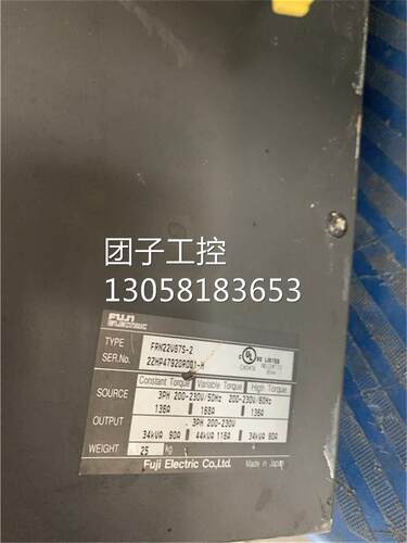 ￥FRN22VG7S-2 22KW 220V 包好板子成色很新 询价