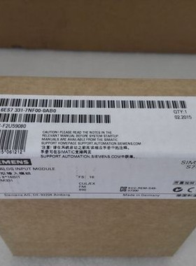 西门子SM331模拟量PLC模块6ES7331-7KF02-1KF02-7NF00-7NF10-0AB0