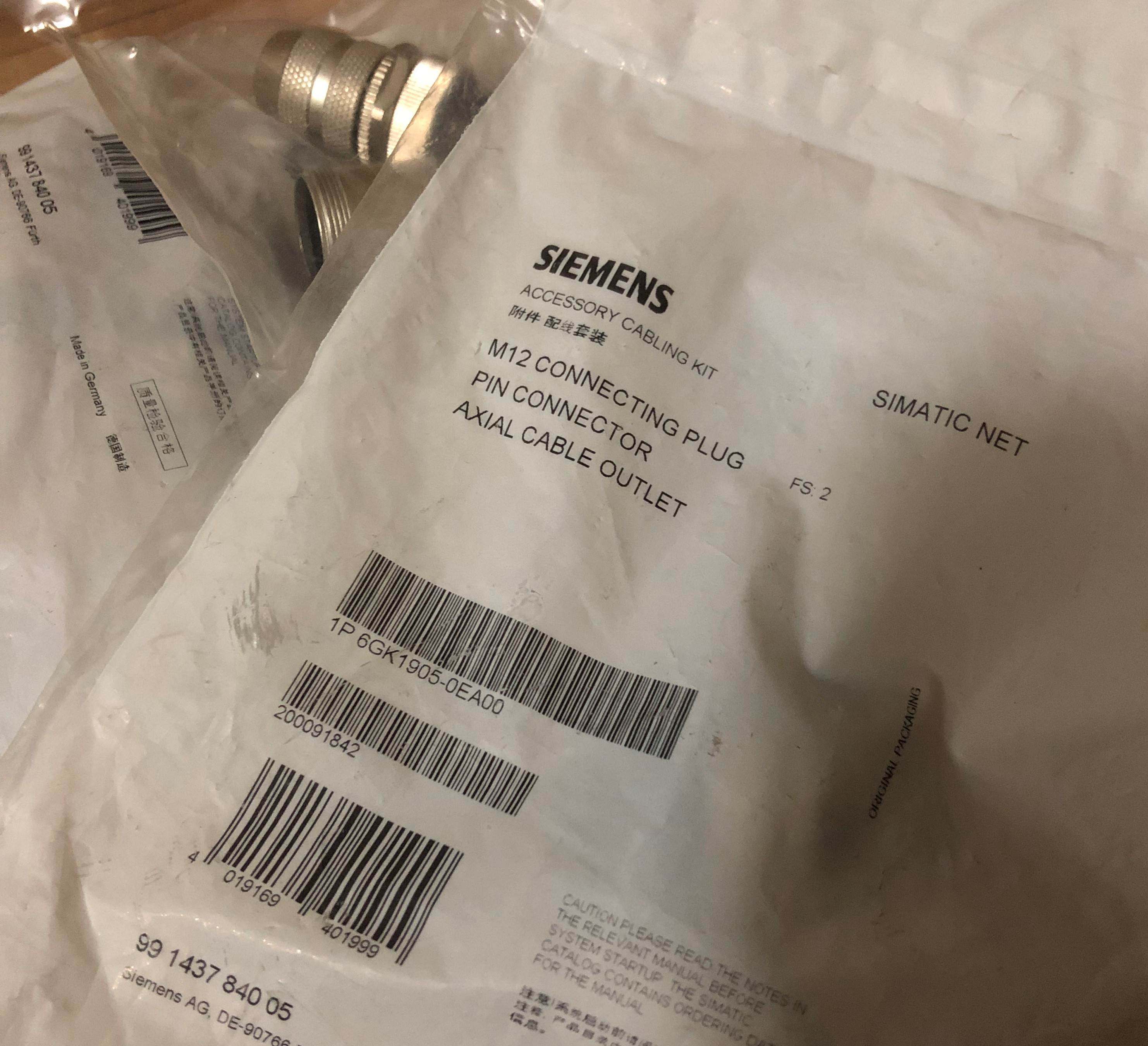 全新原装6GK1907-0DB10-6AA3 M12电缆连接PRO 6GK1907-ODB1O-6AA3