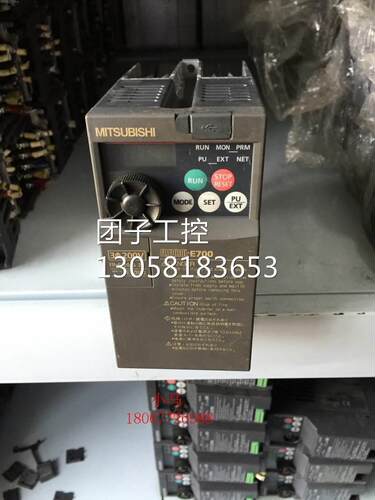 ！三菱变频器 E700 0.75KW 220V FR-E720-0.75K-60 质量保证询价