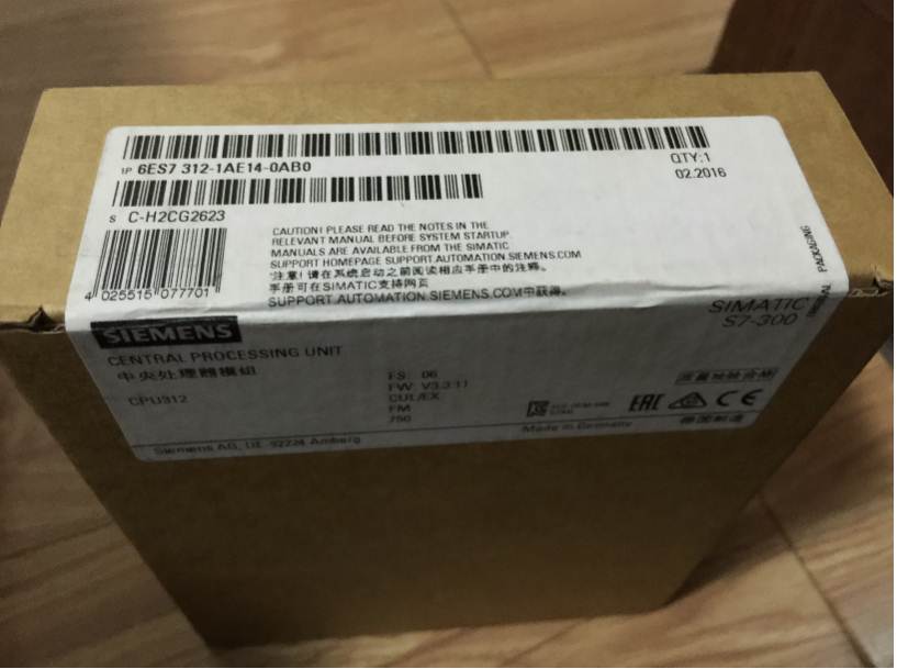 西门子CPU312 6ES7312-1AE14-0AB0可编程控制器 带MPI中央处理器