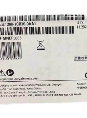 6ES7288-1CR20-0AA1 原装西门子CPU CR20s 6ES7 288-1CR2O-OAA1询