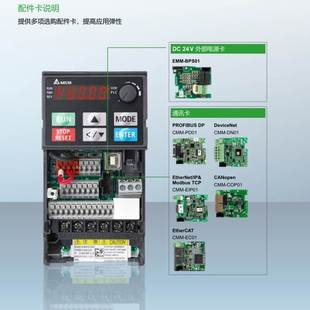 5.5 ANSAA 0.75 15KW 7.5 3.7 2.2 1.5 0.4KW 台达MS300变频器