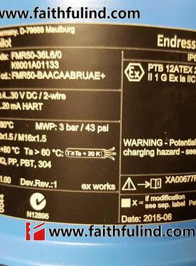 E+H FMR50-BAACAABRUAE+ 恩德斯豪斯全新雷达物位计 Micropilot询
