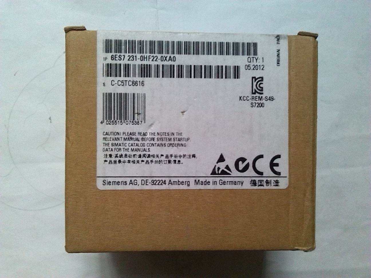 西门子S7-200 EM232模拟量输出模块 6ES7 232 6ES7232-0HB22-0XA8