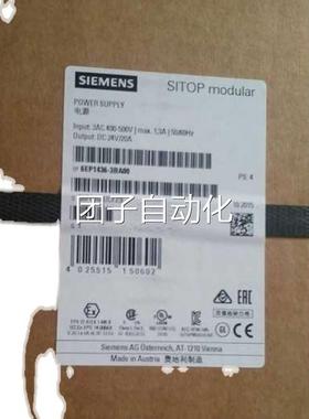 6EP147-3BA10西门子SI3TO电P PSU8200 24 V/40 A调节型源询价