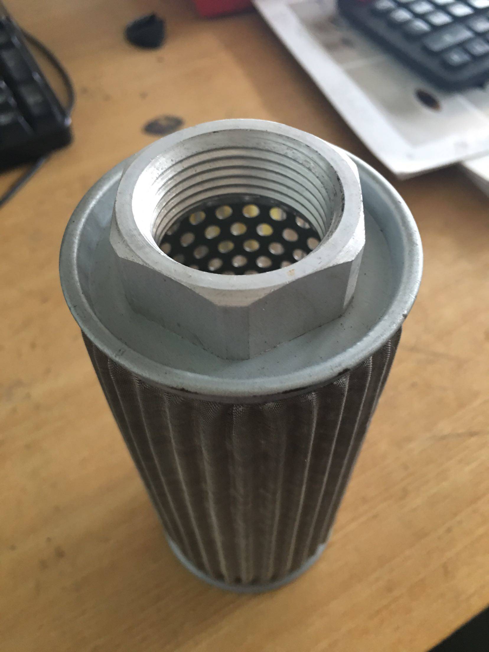 液压油箱吸油过滤器过滤网6分滤芯油泵注塑机风机机床磨床滤油器