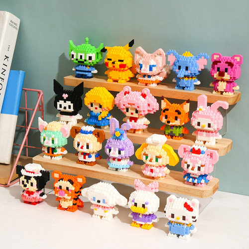 微积木玩具拼图男女孩小礼品