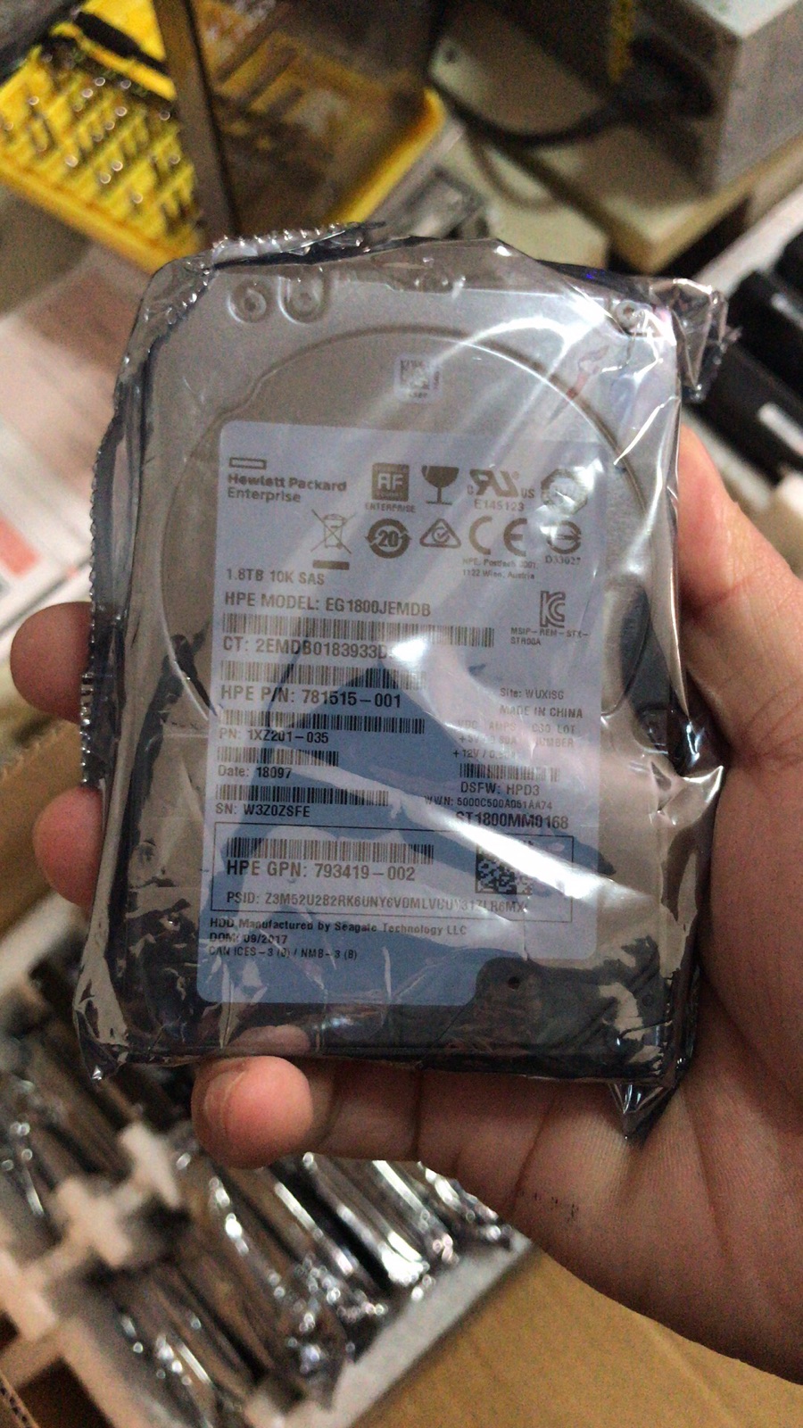 HP/惠普 791034-B21 ST1800MM0168  1.8T 12G SAS 10K 2.5