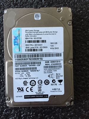 IBM 00Y2431 00Y5708 00Y2505 ST900MM0006 900G V3700 3500硬盘