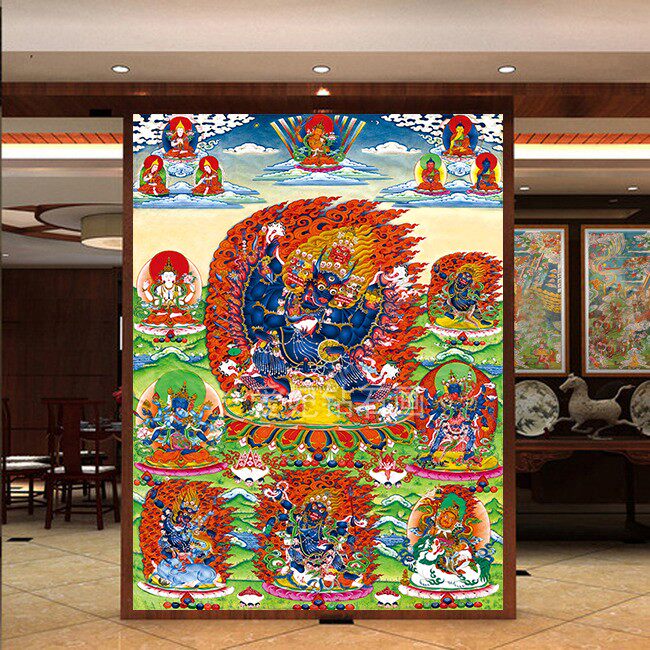 diy镶钻大威德金刚十字绣