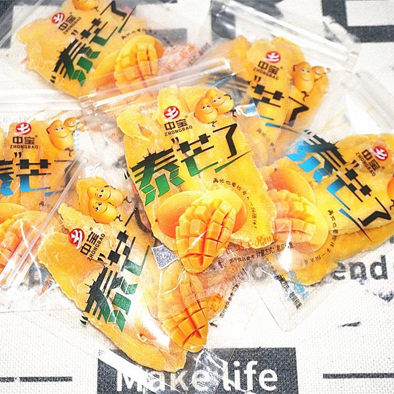 中宝泰芒了芒果干独立小包酸奶味原味克果干蜜饯散装称重500g