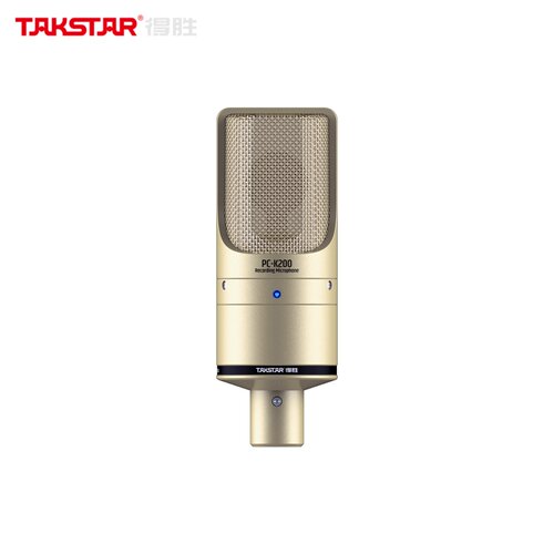 Takstar/得胜 PC-K200电容麦克风手机电脑直播K歌声录音话筒正品