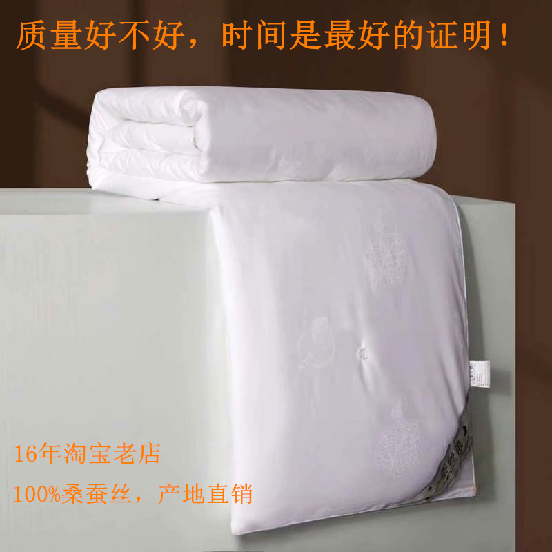 手工优等品100桑蚕丝被春秋冬被